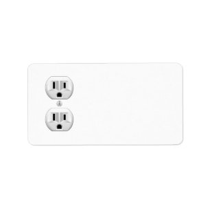 Étiquette Clic électrique de prise pour customiser le déco