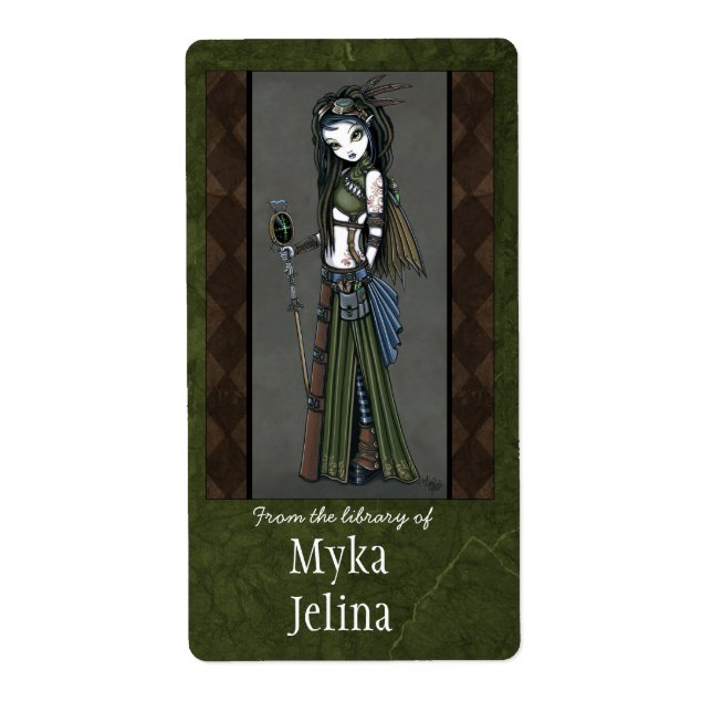 Étiquette "Cloud Burst" Steampunk Aviatrix Fairy Boite (Devant)