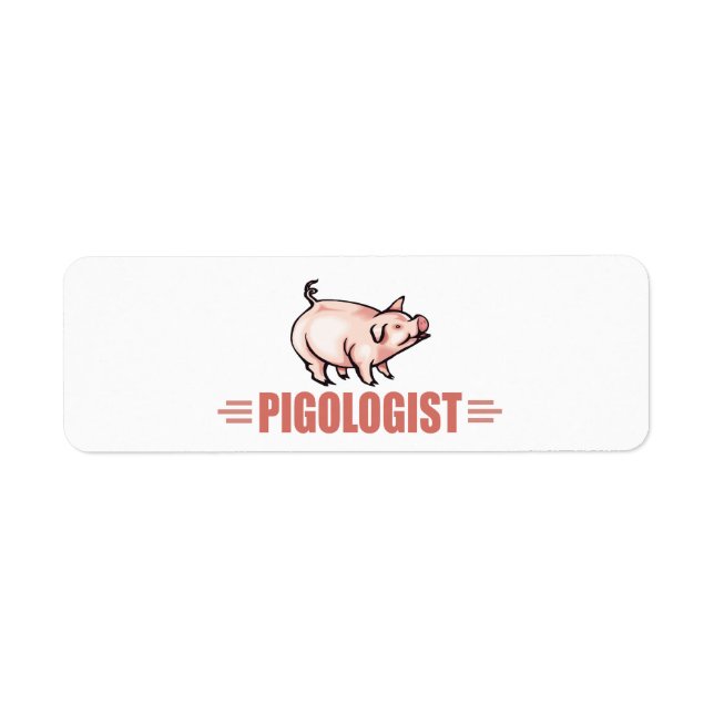 Étiquette Cochons humoristiques (Devant)