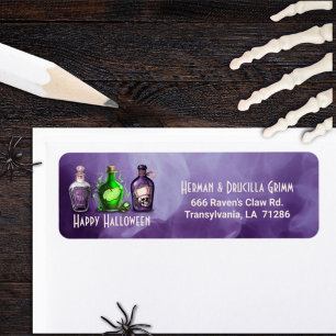 Étiquette Cocktail d'Halloween pour adultes