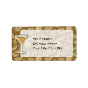 Étiquette Cocktail Sidecar
