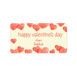 Étiquette Coeurs - Saint Valentin Cadeau Tgs