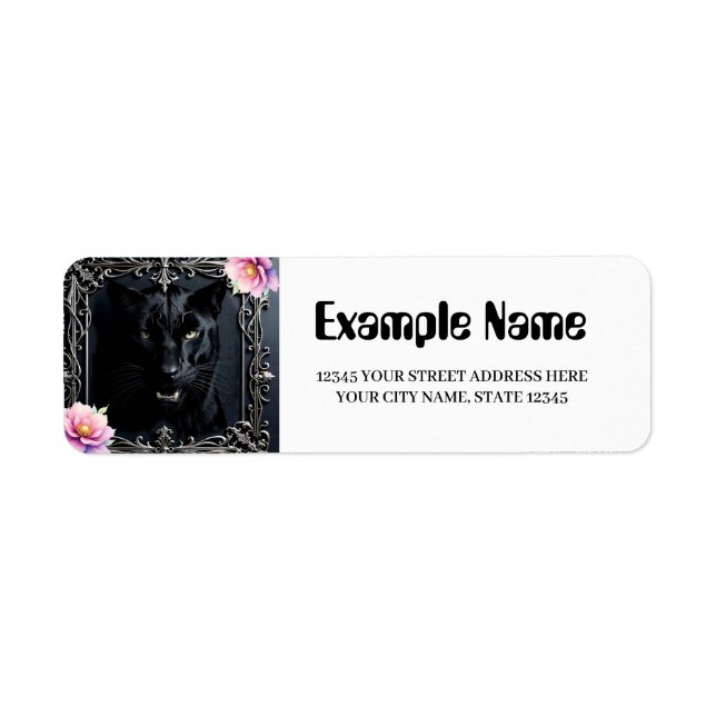 Étiquette Cœurs sauvages, vœux éternels.  (Devant)