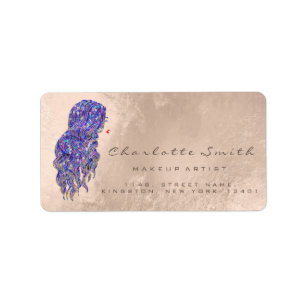 Étiquette Coiffeur de maquillage ivoire Mermaid RSVP