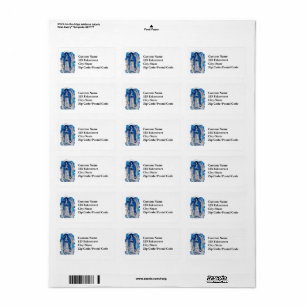 Étiquette Collage de Notre-Dame de Guadalupe