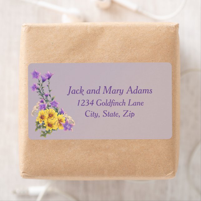 Étiquette Collection Spring Garden (En situation)