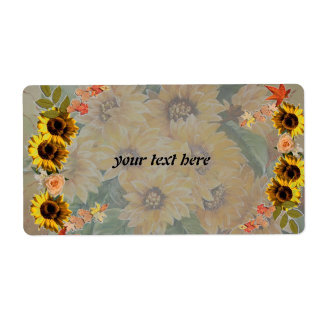 Étiquette coller (Devant)