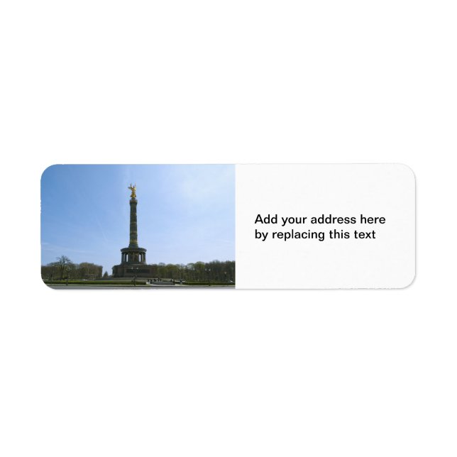 Étiquette Colonne de la Victoire de Berlin (Devant)
