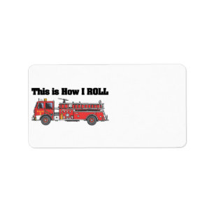 Étiquette Comment je roule (Moteur d'incendie/Camion)
