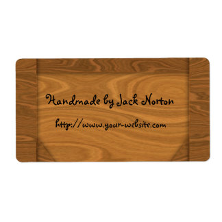 Étiquette Conception artisanale - bois