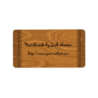 Étiquette Conception artisanale - bois