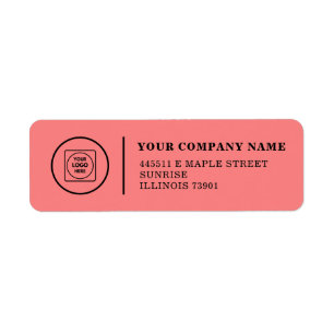 Étiquette Conception Élégante et Minimaliste de Marque Comme