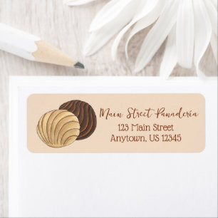 Étiquette Conchas Pan mexicain Dulce Sweet Bread Panadería