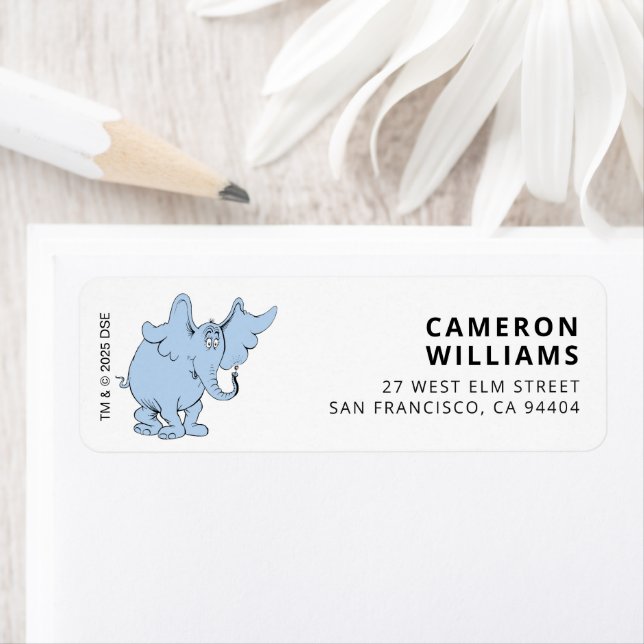 Étiquette Confettis de personnages de Dr Seuss | Anniversair (En situation)