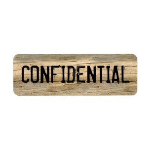 ÉTIQUETTE CONFIDENTIEL