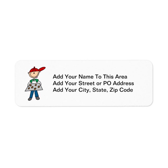 Étiquette Cookies de cuisson Figure Stick (Devant)