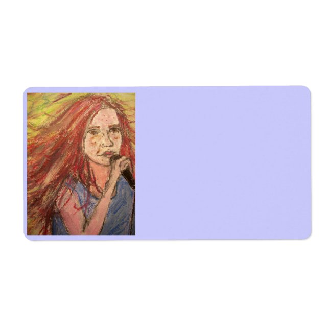 Étiquette Coolest Rocker Girl (Devant)