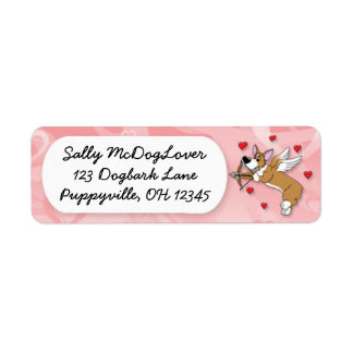 Étiquette Corgi cupide