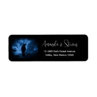 Corneille noire avec runes style gothique foncé