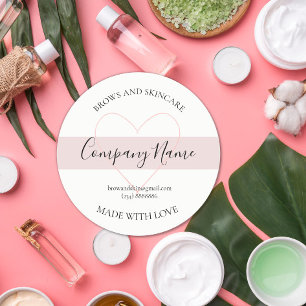 Étiquette cosmétique maison personnalisé