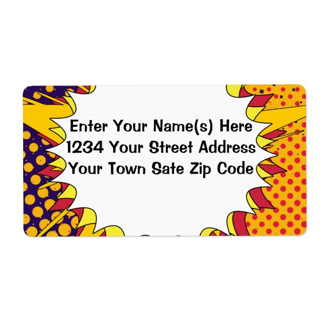 Étiquette Coucher de demi-ton (Devant)