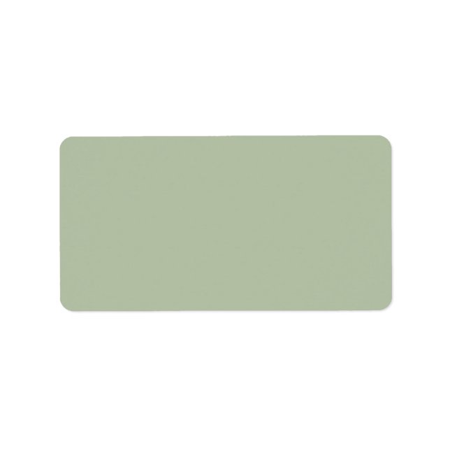 Étiquette Couleur claire et verte (Devant)