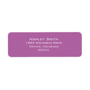 Étiquette Couleur d'orchidée rayonnante de 2014