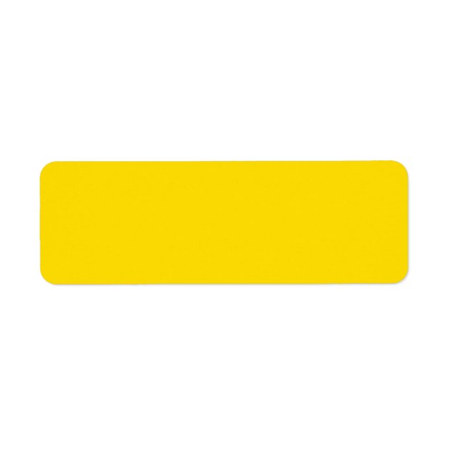 Étiquette Couleur jaune (Devant)