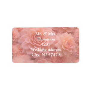 Étiquette Couleurs succulentes de broyage d'abricot pour 202