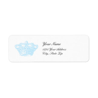 Étiquette Couronne bleue