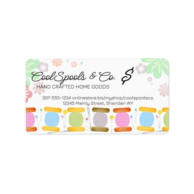 Étiquette Couture couture fil aiguille couture prix (Devant)