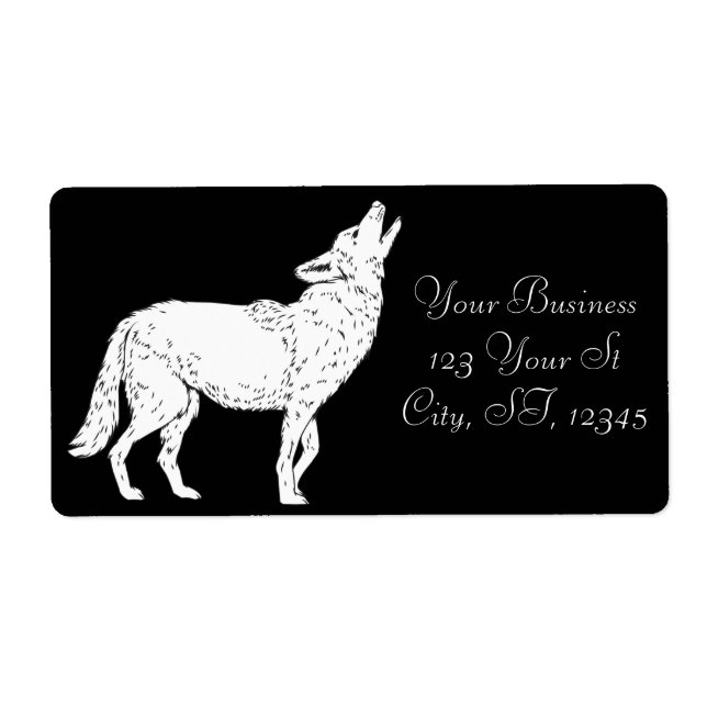 Étiquette Coyote Howling Thunder_Cove (Devant)