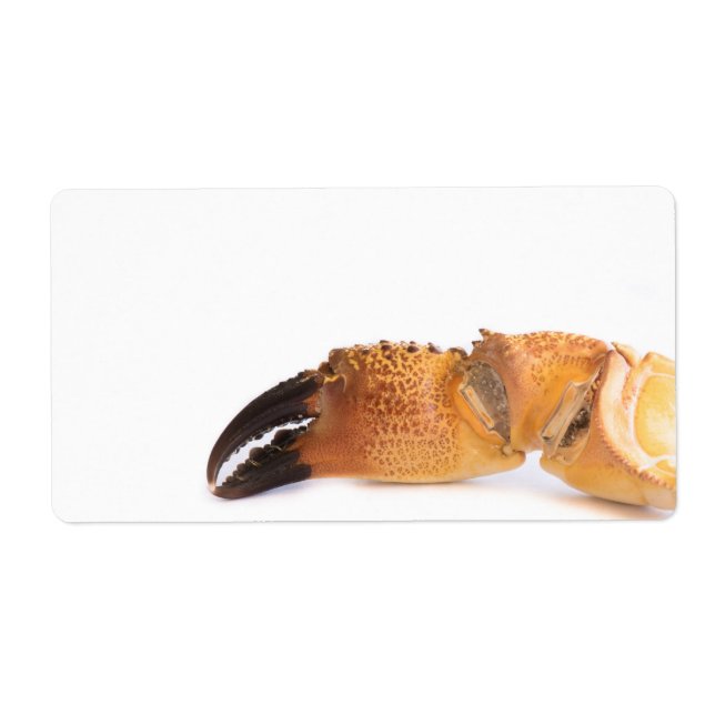Étiquette Crabe (Devant)