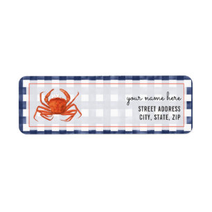 Étiquette Crabe fané de guingan