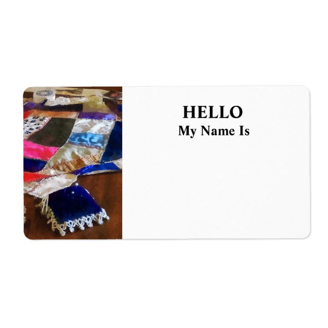 Étiquette Création d'une surface composée (Devant)