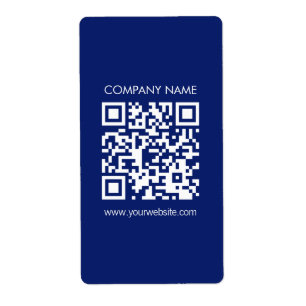 Étiquette Créez un code QR instantanément   Design simple mo