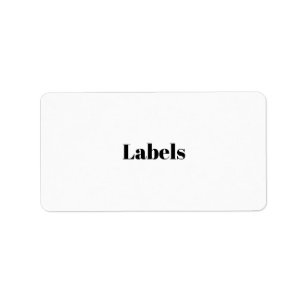 Étiquette Créez Votre Propre Promotion de Marque Simple