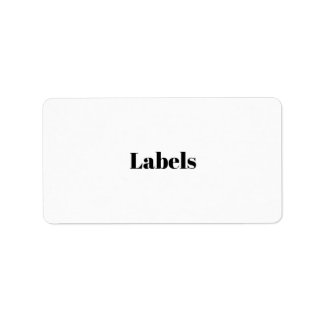 Étiquette Créez Votre Propre Promotion de Marque Simple