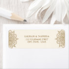 Crème et Or Mariage Henna Mehndi