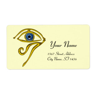 Étiquette crème TALISMAN BLEUE