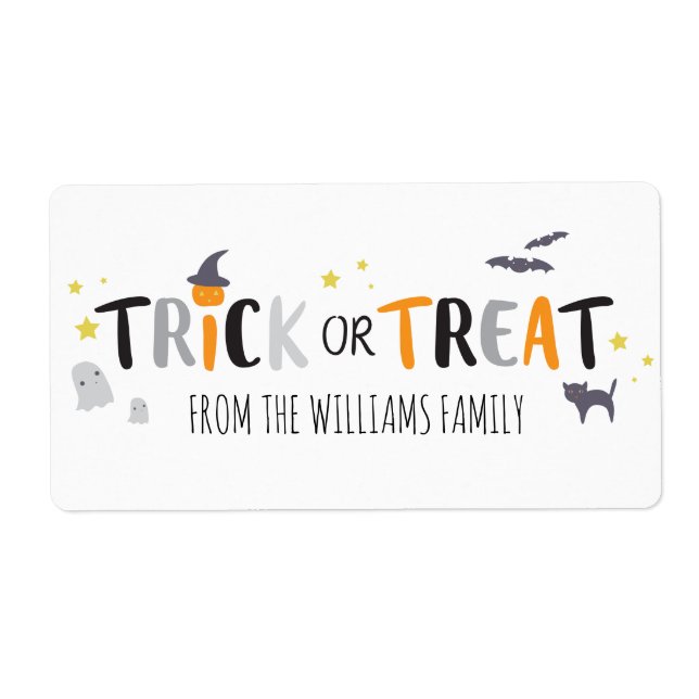 Étiquette Critère éffrayant (Devant)