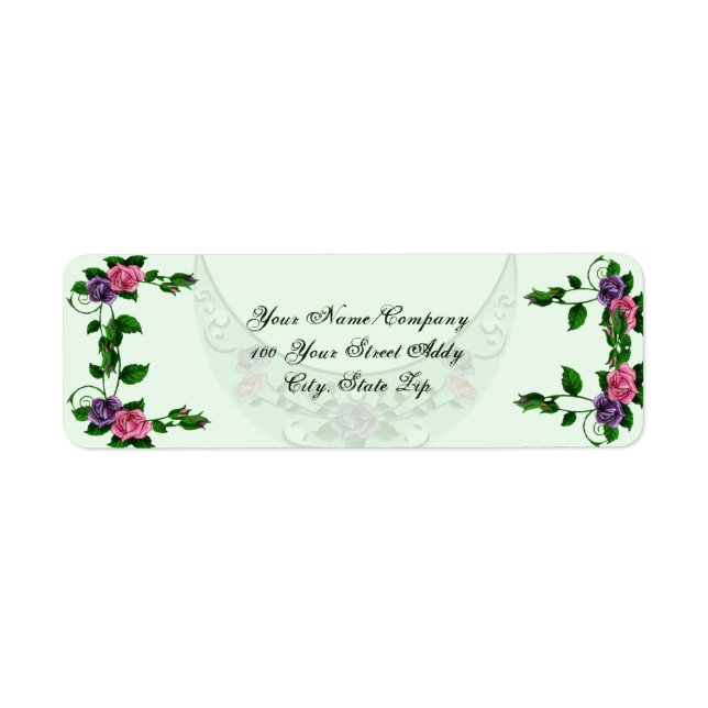 Étiquette Croissant droit de la déesse verte (Devant)