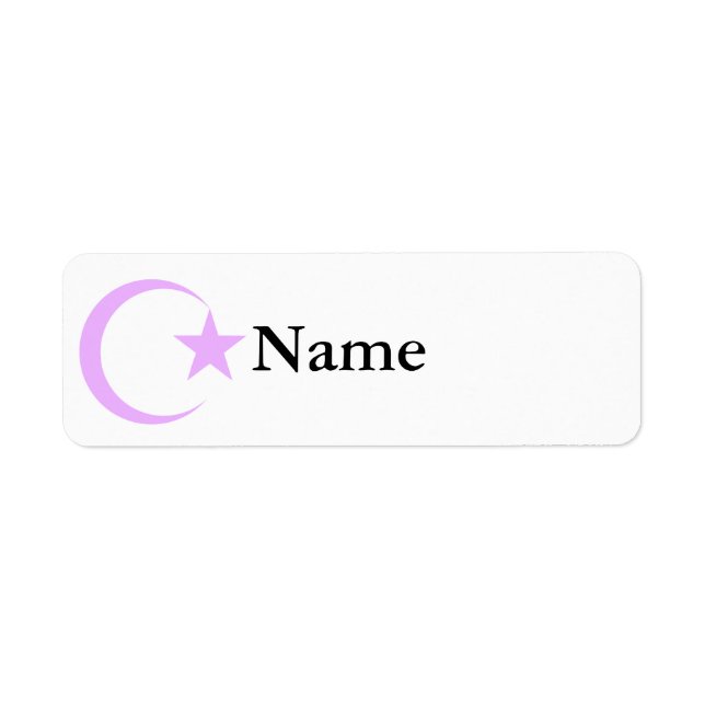 Étiquette Croissant Lilac-Lavande & Étoile.png (Devant)