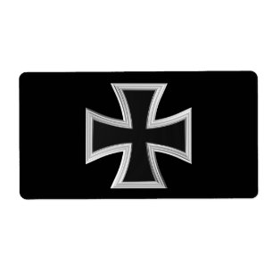 Étiquette Croix teutonique