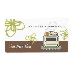 Étiquette Cuisine Moderne Rétro De La Cuisine De...