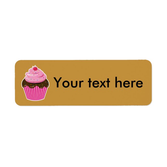 Étiquette Cupcake (Devant)