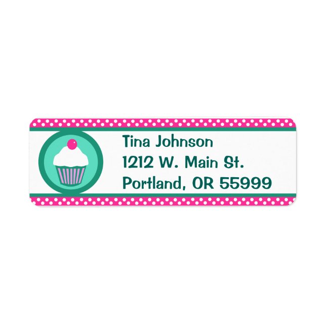 Étiquette Cupcakes (Devant)