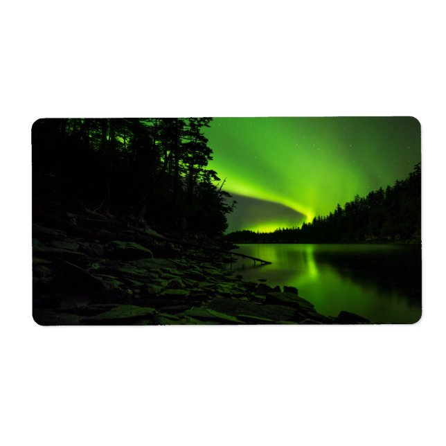Étiquette Curving Aurora (Devant)