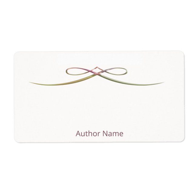 Étiquette Custom Autographed by Author Bookplate (Devant)