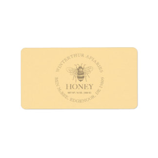 Étiquette Custom Honey Business Promotional